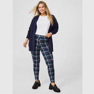 Torrid - Full-Length Legging in Comet Plaid, Blues​